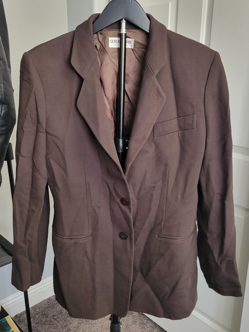 Giorgio Armani Women's Brown Tailored Blazer